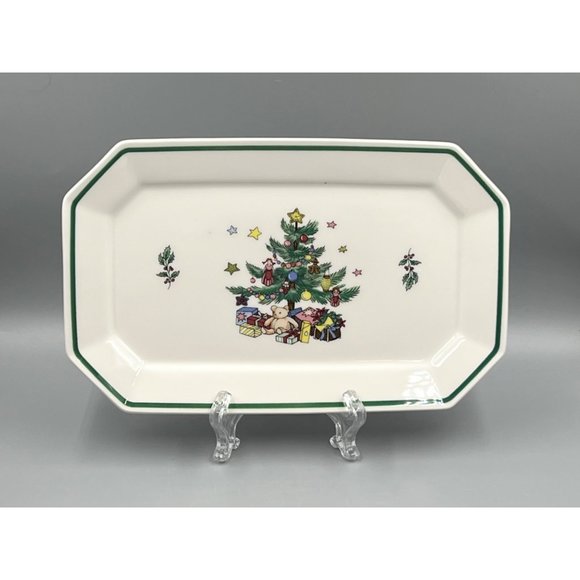 Nikko Ceramics Dining Vintage Nikko Christmastime 9 Octagonal Bread